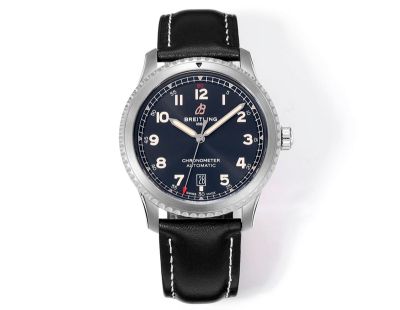 Breitling 2824 Automatic Movement 41MM In Diameter Steel Waterproof Black Watch